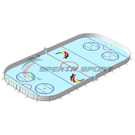 Купить Хоккейная коробка, борта фанера 12 мм, 30×15 в Ленске 