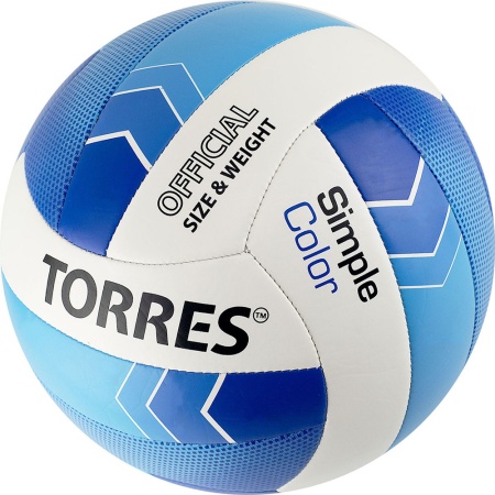 Купить Мяч волейбольный Torres Simple Color любительский р.5 в Ленске 